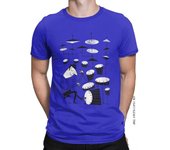 Men's Play That Beat T Shirt Drums Retro Pure Cotton Clothes Casual Classic Short Sleeve Crew Neck Tees Party T-Shirts