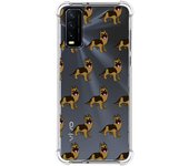 Funda Silicona Antigolpes para Vivo Y20s / Y11s diseño Perros 09 Dibujos