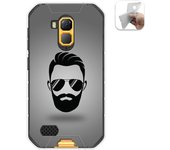 Tumundosmartphone Funda Gel Tpu para Ulefone Armor X7 / X7 Pro diseño Barba Dibujos