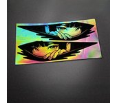1Pair Anime Eyes JDM Style Motorcycle Stickers Waterproof for Motorbike Fuel Tank Electric Scooter Body Universal Vinyl Decals