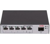 H3C LS-1600V2-6P-GL switch Gestionado L2 Gigabit Ethernet (10/100/1000) Negro, Gris