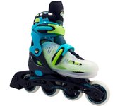 Patin Ajust Park City Azul/Verde Talla 30-33