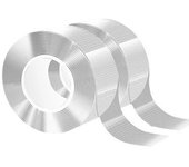 Nano de Malla de doble cara, reutilizable, impermeable, transparente, durable, más duradera