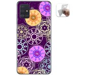 Tumundosmartphone Funda Gel Tpu para Samsung Galaxy A51 diseño Radial Dibujos