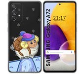 Tumundosmartphone Funda Gel Transparente para Samsung Galaxy A72 diseño Cabra Dibujos