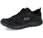 Shoes Calzado Laboral marca Skechers para mujer en color negro