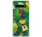 Funda original compatible con Samsung Galaxy S10 Plus - Bob Esponja Fondo Tropical