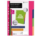 CARCHIVO - JUEGO SEPARADORES POLIPROPILENO PASTEL EXTRA FUERTE 6 POSICIONES CARCHIVO 49060699 49060699