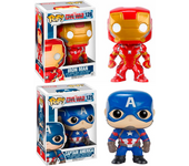 Funko Pack 2 Funkos Iron Man Capitan America Captaintonystark Civil War Vengadores Avengers Funko Pop 125 126