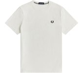 Camiseta Fred Perry Crew Neck Hombre Blanco