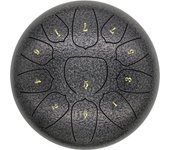 6 Inch Steel Tongue Drum 11 Notes Handpan Drum with Drum Mallet Finger Picks Percussion for Meditation Yoga 10 Colors
