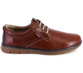 LUISETTI 23321 Zapatos con cordones de hombre cuero PIEL 525