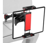 Ociodual Soporte Tablet Coche, Color Negro, Soporte de Reposacabezas 360 grados, 4,4-11 pulgadas, Abrazadera Extensible para Smartphones, Tablets, Consolas