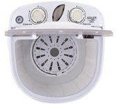 Adler ad 8055 lavadora carga superior 3 kg crema de color, blanco