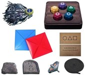 Juego de juego Popular Korean (juego tradicional Korean)- Jebi Chagi, Gong-Gi, Bishokchigi, Paeng-Y, Didd