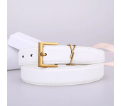 2024 New Temperament Women's Belt Genuine Leather Gold Needle Buckle Versatile Jeans Fashion Decoration Designer Women's Belt