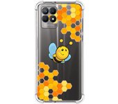 Funda Silicona Antigolpes para Realme 8i diseño Abeja Dibujos