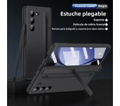 Hard Phone Hinge Protection Cover for Samsung Galaxy Z Fold 6 5 4 3 5G with Screen Protector Stand Bracket Pen Holder Slot Cover