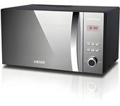 Microondas Haeger Magic Micro 26 - 800W, 26L, 5 Niveles de Potencia, Descongelación, Temporizador 60 Min, Plato Giratorio Vidrio