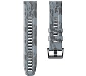 QuickFit 22 26MM Camouflage Silicone WatchBand For Garmin Fenix 7 6X 6 Pro for Fenix 5 Plus Instinct 2X Forerunner 945 935 Strap