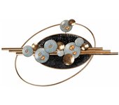 Adda Home Adorno Pared Metal 108x10x65 Cm - Pieza Decorativa para Crear un Ambiente Acogedor y Atractivo