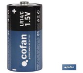 Blíster de 2 pilas alcalinas lr14/c venta unitaria
