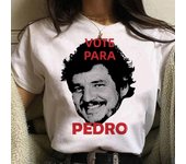 Anime Pedro Pascal Graphic Print T Shirt Fashion Streetwear Casual Crew Neck Short Sleeve Plus Size T Shirt Women