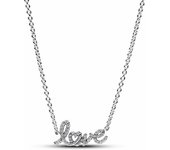 Collar Pandora Love Escrito a Mano Brillante