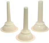 Juego de 3 embudos de plástico número 8  para picadora eléctrica de Garhe GARHE 03125