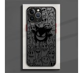 Matte Phone Case for Xiaomi Redmi Note 11 12 10 9S Pro 10C 12C 9A 9C Funda Gengar Demon Anime Japan