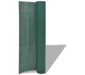 Valla de Jardín de doble cara PVC verde 90x500 cm