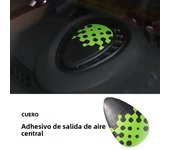Central Air Outlet Leather Dedicated Cover Sticker For Mini  cooper one For F54 Clubman F55 Hardtop F56 Hatchback