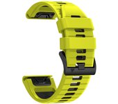 QuickFit 26mm 22mm Two Tone Silicone Strap For Garmin Fenix E 8 7X 7 6 6X/Epix Pro Gen 2 51mm 47mm/Tactix Watch Band Accessories