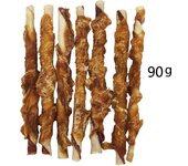 Yommy 40g-1Kg Barritas Masticables para Perro 4-6mm, Golosinas Sticks para Perro, Snacks de Piel para Perros
