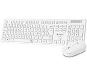 Subblim Combo Business Slim Inalámbrico Teclado   Ratón Blanco