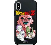 Funda original compatible con Iphone X-Xs Negro con un diseño de Dragon Ball Z Freeza Cell y Buu
