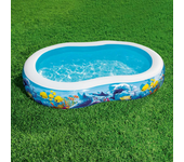 LILI HOME Piscina Inflable Rectangular 305x183x56 cm Y más medidas para elegir. Ofrece espacio más que suficiente para que toda la familia se refresque y se divierta durante los días calurosos. Las paredes laterales extragruesas ofrecen mayor resistencia