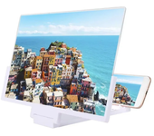 10 inch 3D Mobile Phone Screen Amplifier Screen Video Magnifier HD Expander Projector Smart phone Display Magnifying Bracket