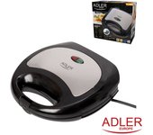 SANDWICHERA ELECTRICA ADLER 750W - 850W GRAN CALIDAD ALEMAN