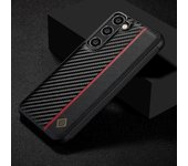 Carbon Fiber Leather Case for Samsung Galaxy S25 S24 S23 Ultra S21 S20 FE S10 S22 Plus Note 20 10 Shockproof Microfiber Cover
