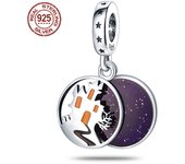 S925 Sterling Silver Halloween Series Skeleton Devil Charm Fit Original Pandora Bracelet For Women Birthday Fine Jewelry Gift