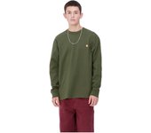 Camiseta de Manga Larga Carhartt WIP L/S American para hombre en color verde