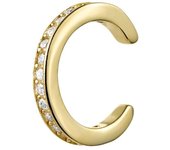 Earcandy Jewelry Pendiente Ear Cuff Jolie en Plata 925 y Baño de Oro 18k