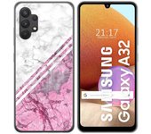 Tumundosmartphone Funda Gel Tpu para Samsung Galaxy A32 4G diseño Mármol 03 Dibujos