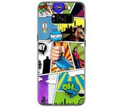 Tumundosmartphone Funda Gel Tpu para Samsung Galaxy S8 Diseño Comic Dibujos