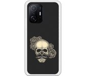 Funda compatible con Xiaomi Mi 11T (5G)   / 11T Pro (5G)  - tatoo calavera dotwork