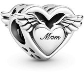 Charm Pandora de Mamá con corazón con alas en plata de ley 799367C00 PANDORA Raíz Joyas de Plata Joyas Pandora MUJER inicio Charm Pandora Mujer Pandora Original