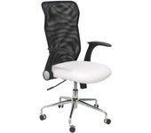 Silla de Oficina Ergonómica Piqueras Y Crespo con Brazos Retráctiles y Respaldo de Malla