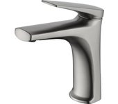 Imex Delos BDD055-1AC grifo monomando para lavabo de acero inoxidable con acabado satinado