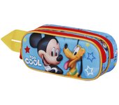 Disney Mickey Mouse Pal 3D Double Pencil Case, Blue